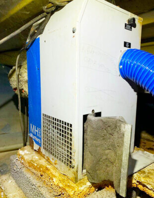 Service på en gammal munters MH 270